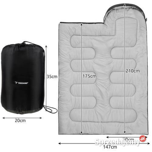 Śpiwór turystyczny 2w1 Pawłowice