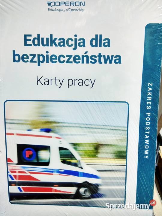 Karty Pracy Operon Edukacja Dla Bezpieczeństwa Warszawa - Sprzedajemy.pl