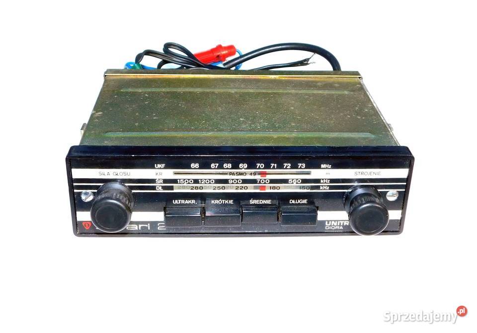 Radio samochodowe Safari 2 Unitra Fiat 126p FSO Tarnów