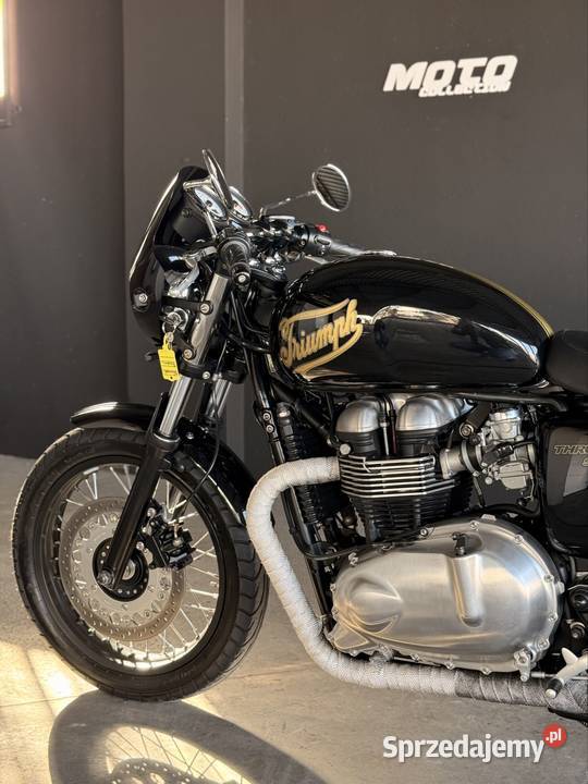 Super TRIUMPH THRUXTON 900 Black Cafe Racer wielkopolskie Września