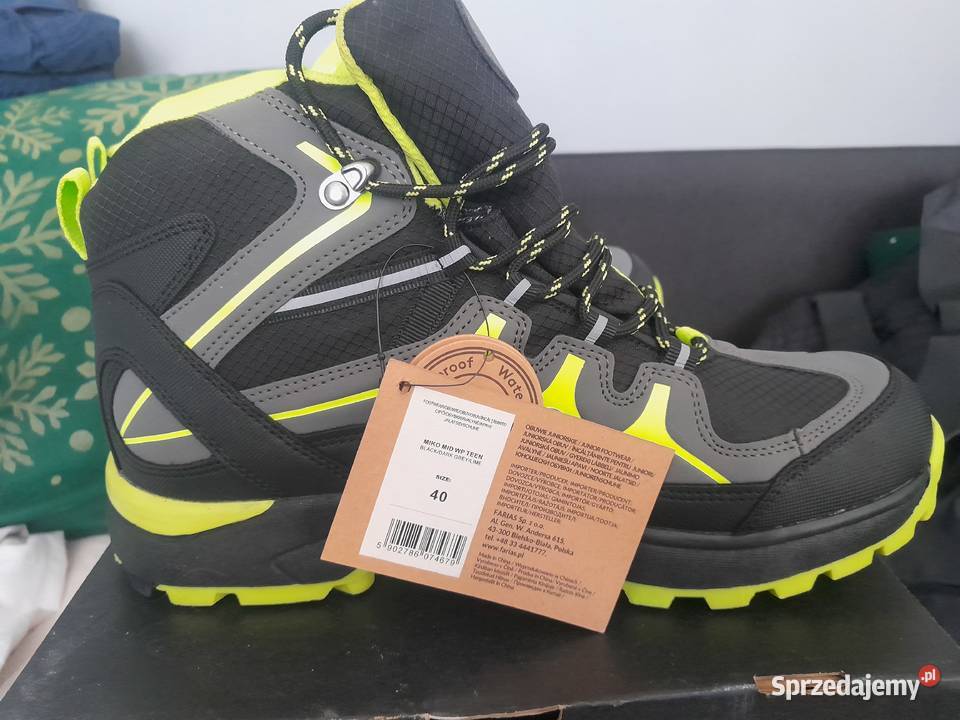 Buty zimowe HITEC Miko Mid Wp Teen Wodoodporne Sanki Damasławek sprzedam