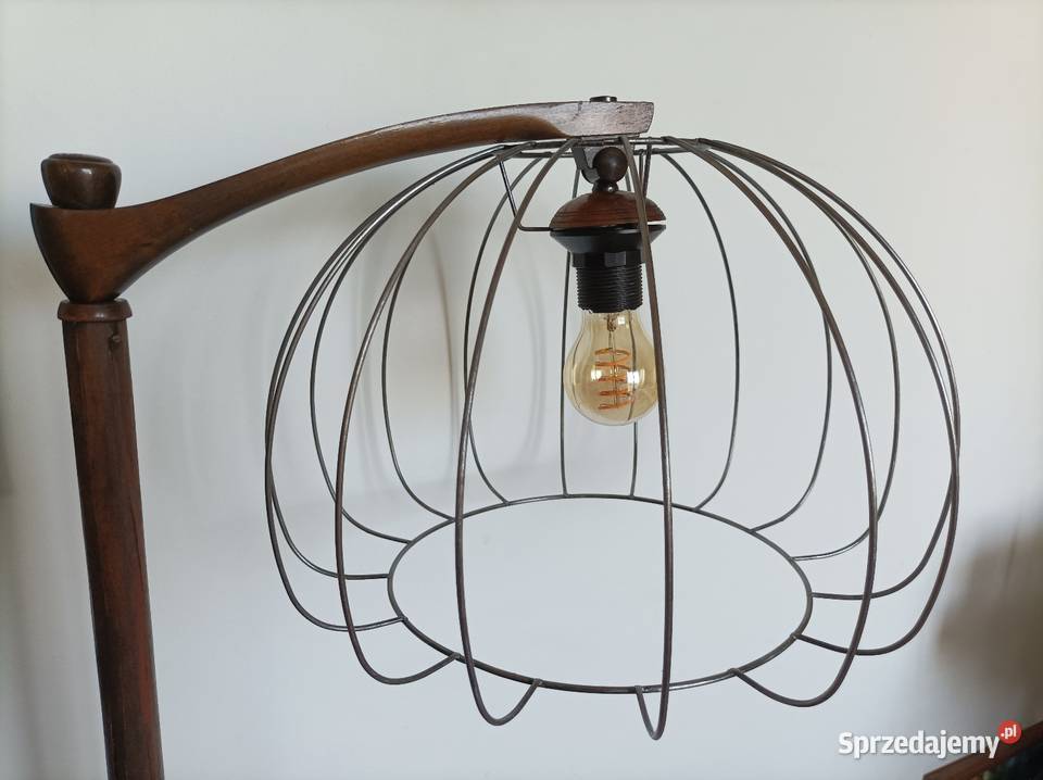 Stara lampa podłogowa Dzierżoniów