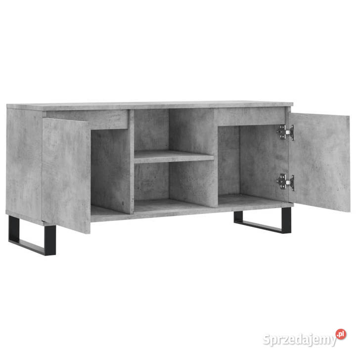 Szafka pod TV szarość betonu 104x35x50 WM827024 RTV Warszawa