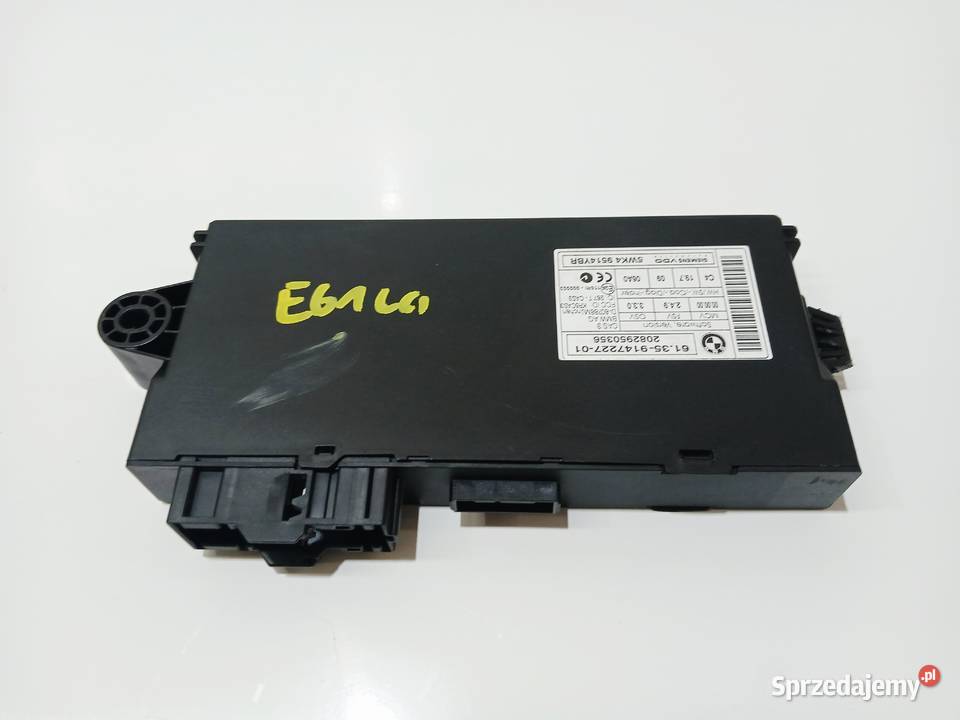 MODUŁ STEROWNIK CAS BMW E60 E61 LCI OE 9147227 Strzyżewice