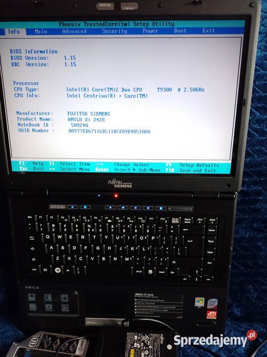 Laptop FUJITSU XI sprzedam Świebodzice