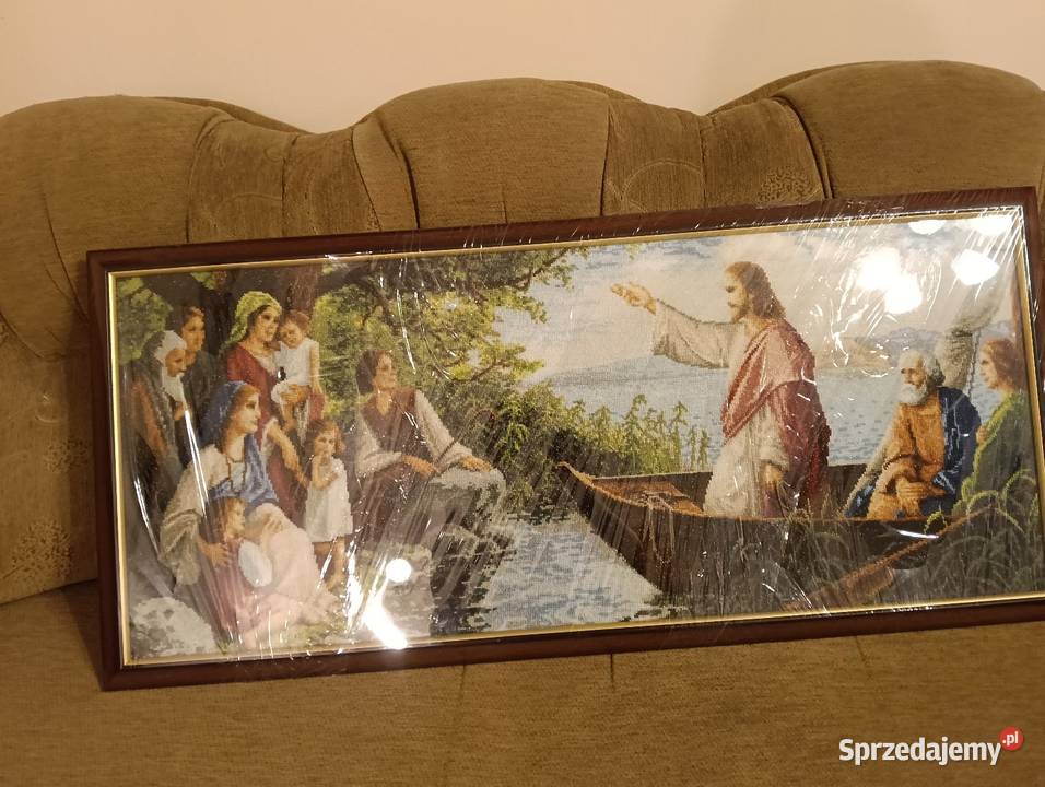 Obraz haftowany krzyzykowo Ostrowiec Świętokrzyski