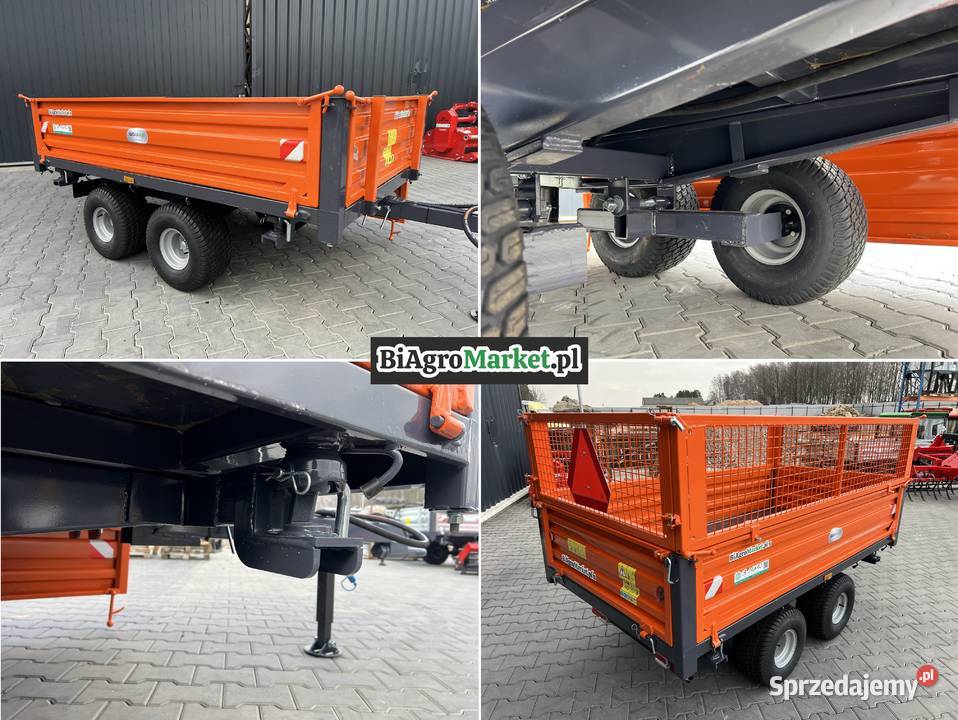 Przyczepka przyczepa 15 2T z Kiper oświetlenie Przyczepy rolnicze warmińsko-mazurskie Bartoszyce