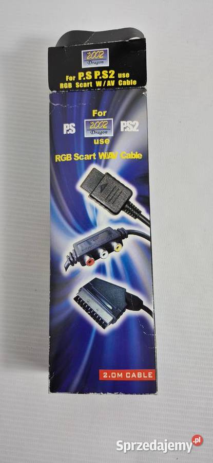 Nowy Kabel RGB SCART AV do PlayStation 1 Biłgoraj