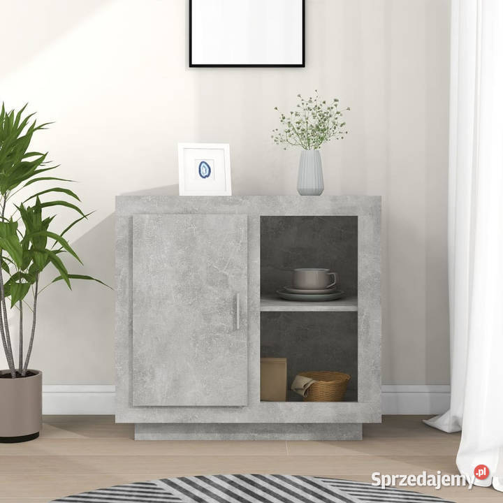 Szafka szarość betonu 80x40x75 WM811830 mazowieckie Warszawa