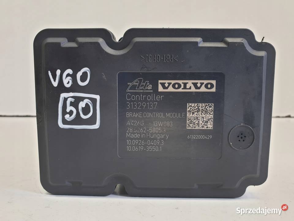 Volvo V60 S60 II POMPA ABS Sterownik 31329137 Motoryzacja Janów