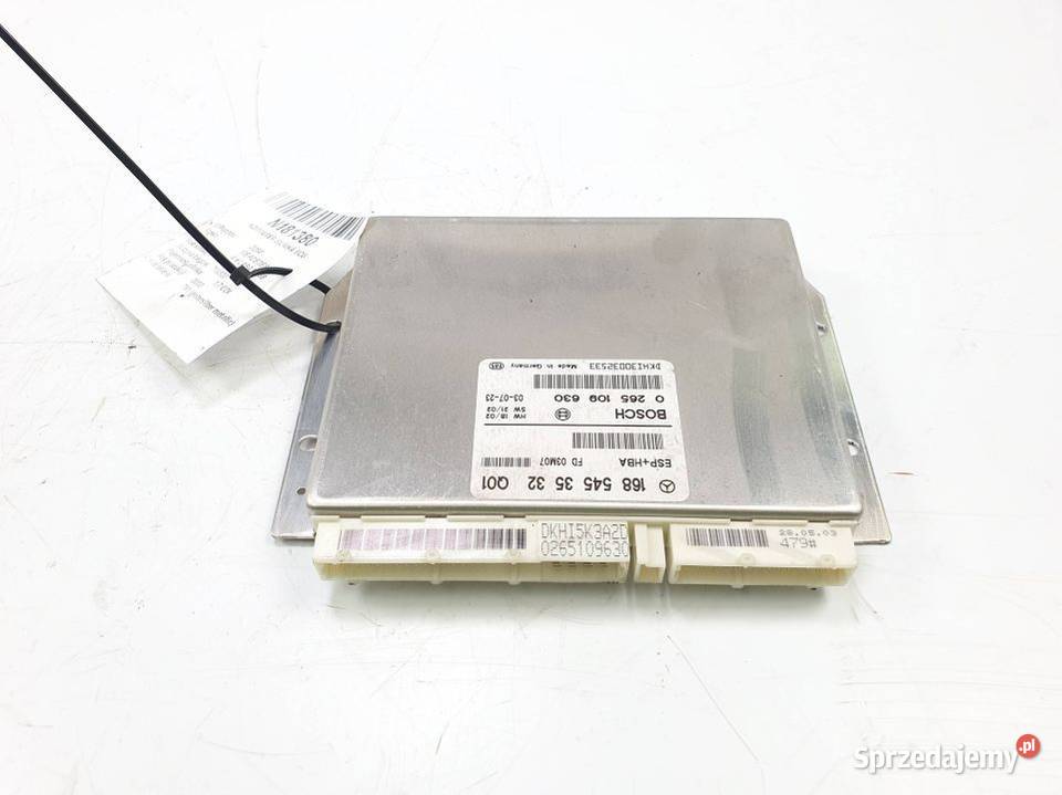 KOMPUTER SILNIKA ECU MERCEDES A KLASA W168 kujawsko-pomorskie Lipno