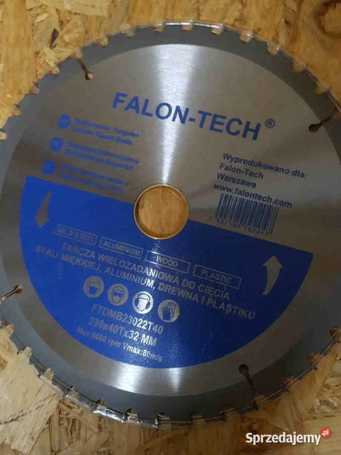 TARCZA PIŁA WIELOZADANIOWA TCT FALONTECH 230 40z wielkopolskie Głogowa