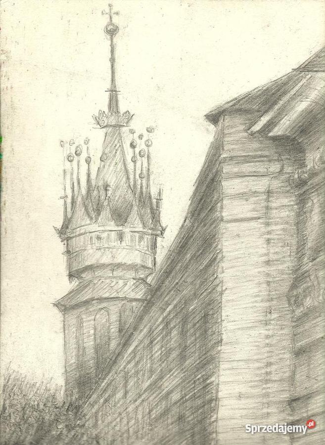 Park Pałacem Wilanowskim pastel aut Renata Bulic Warszawa sprzedam