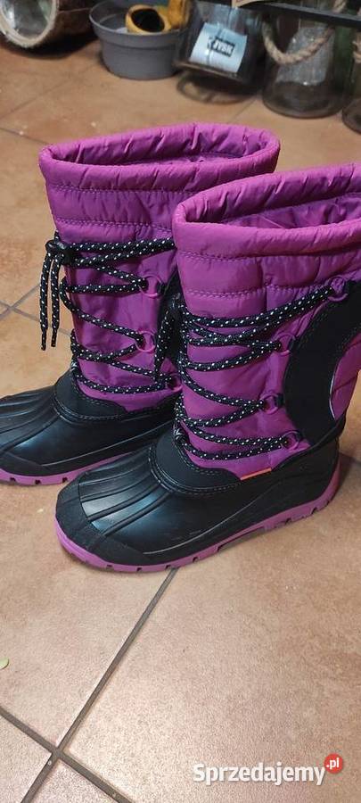 Piękne mało używane śniegowce dziecięce śląskie Częstochowa