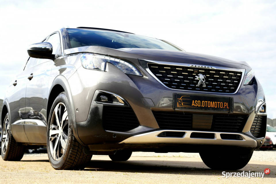 Peugeot 5008 GT kamery Skora Nawi PANORAMA blis światła do jazdy dziennej Otmuchów