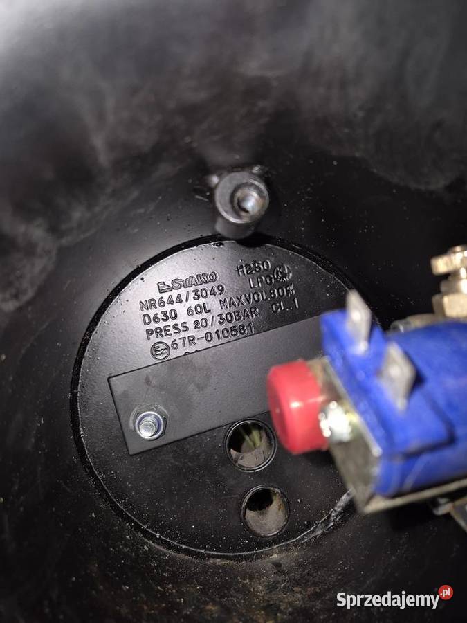 Butla LPG pionowa 60L osobowe Lublin