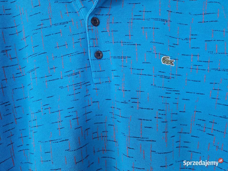 Koszulka polo niebieska Lacoste rozmiar S Bibice
