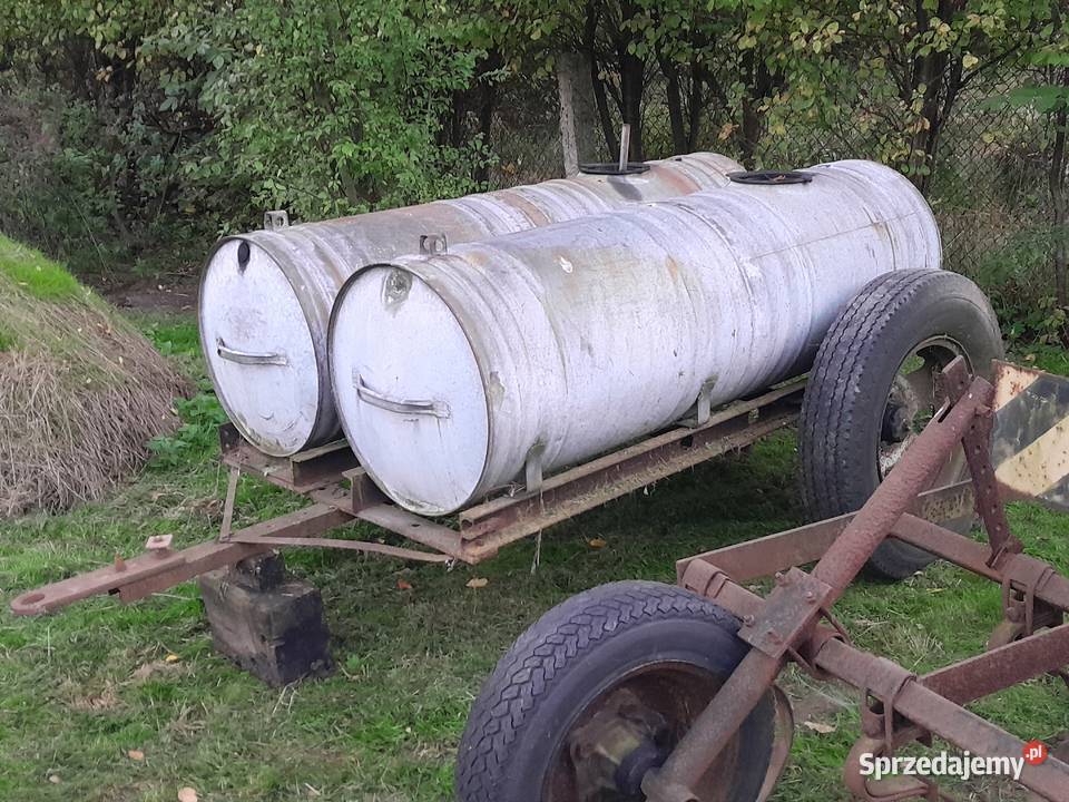 Beczkowóz BR6A beczka beczki 2 sztuki 630 litrów