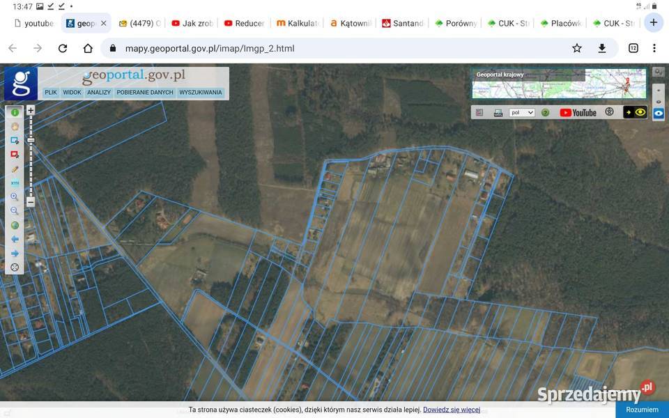 Sprzedam działkę budowlaną 3000m2 gmina