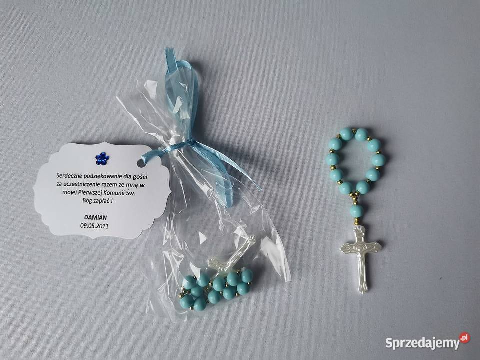 Podziękowania Komunia Różaniec Błękit A2