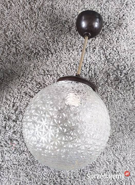 Retro lampa wisząca z 1967 roku Kamenick enov dolnośląskie Lubań