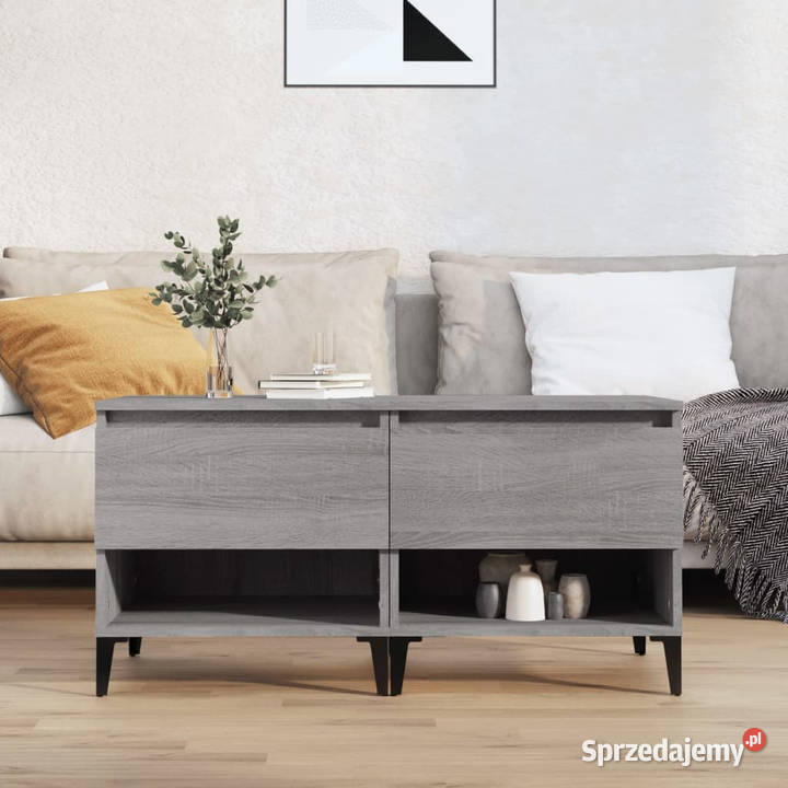 Stoliki boczne 2 szary dąb sonoma 50x46x50 mazowieckie Warszawa sprzedam