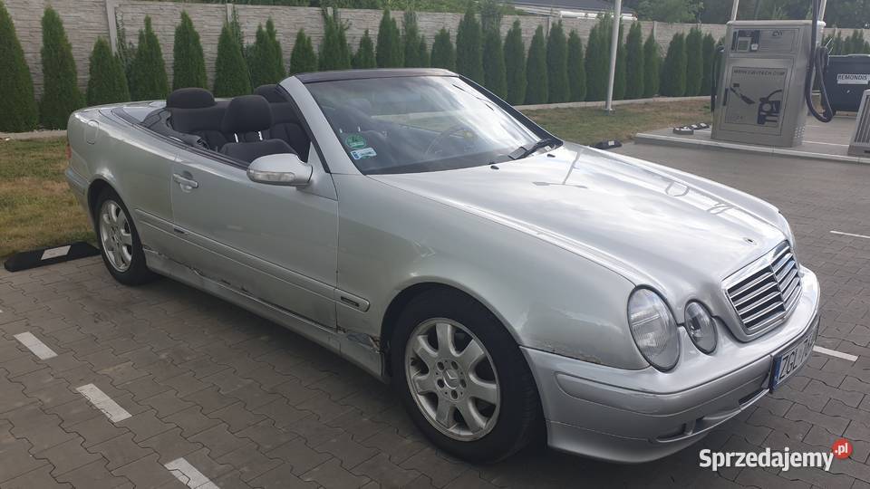W208 CLK Cabrio 20 136 Automat Avantagarde uszkodzony Załom