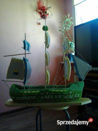 Origami modułowe Statek Rawa Mazowiecka