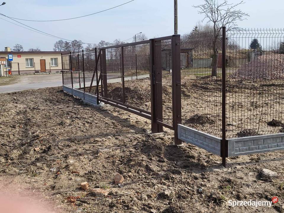 montaż ogrodzeń z panelu 3d montaż Baboszewo