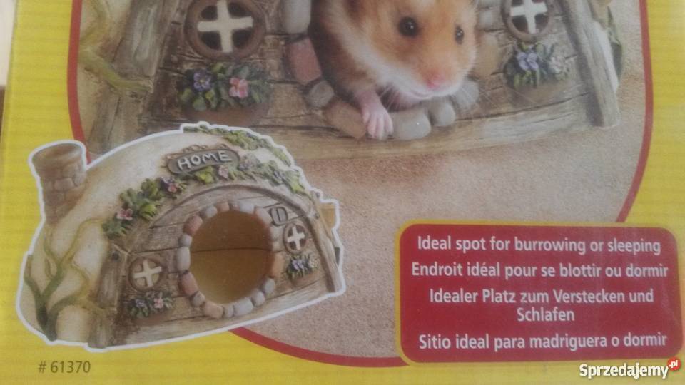Maly domek gryzonia myszki chomika ceramiczny mazowieckie