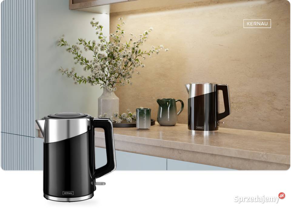 CZAJNIK ELEKTRYCZNY KERNAU KSK 171 BK OBOTOWA