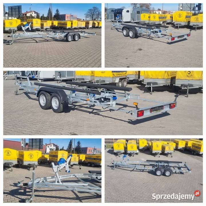 Przyczepa podłodziowa do łodzi 75m DMC 8001800 Lesznowola sprzedam
