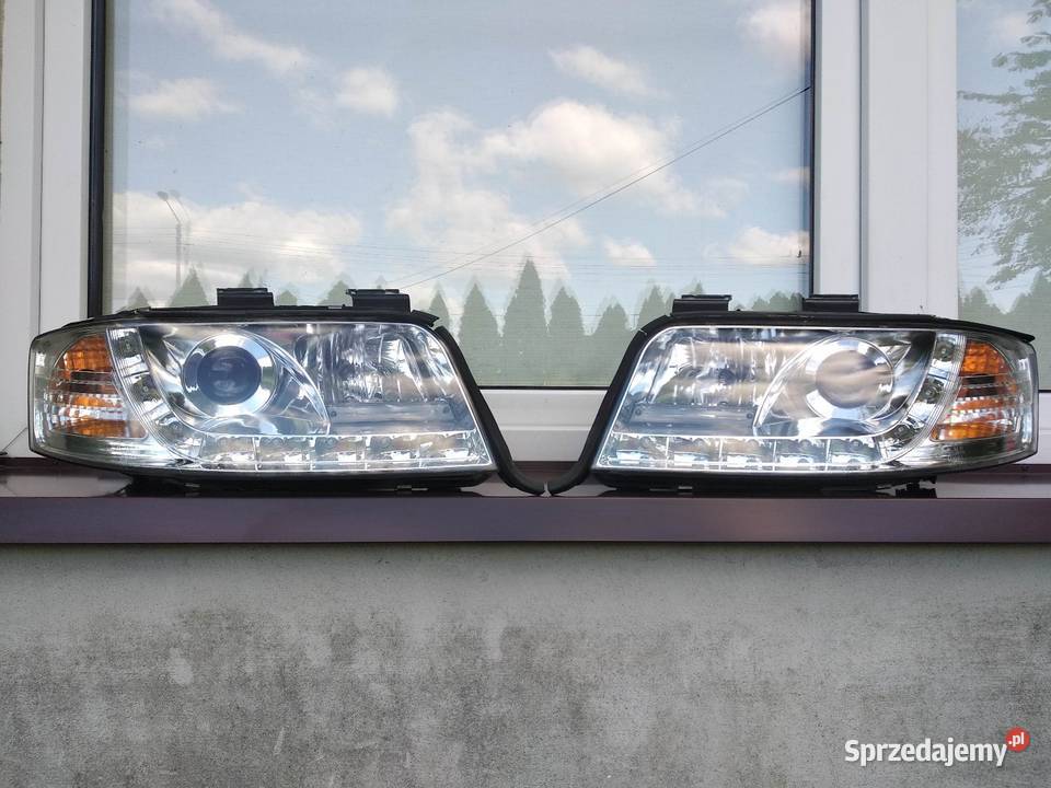 Audi A6 C5 LIFT lampy przednie reflektory prawa Sieradz sprzedam