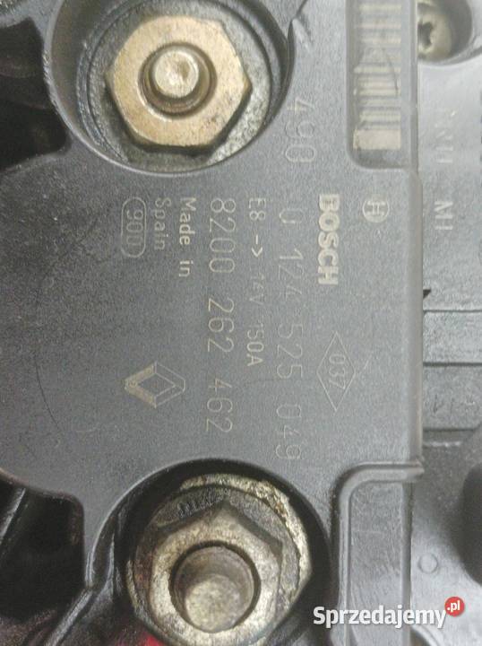 ALTERNATOR 0124525049 8200262462 20 16V Renault świętokrzyskie