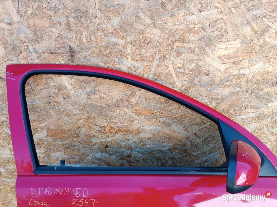 OPEL CORSA C 5D Z547 DRZWI PRZÓD PRAWY PRAWE Słowikowo