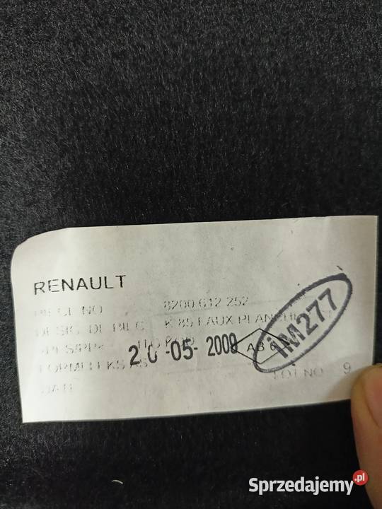 Renault Clio III Grandtour podłoga bagażnika Półki tylne Motoryzacja Głogów Małopolski