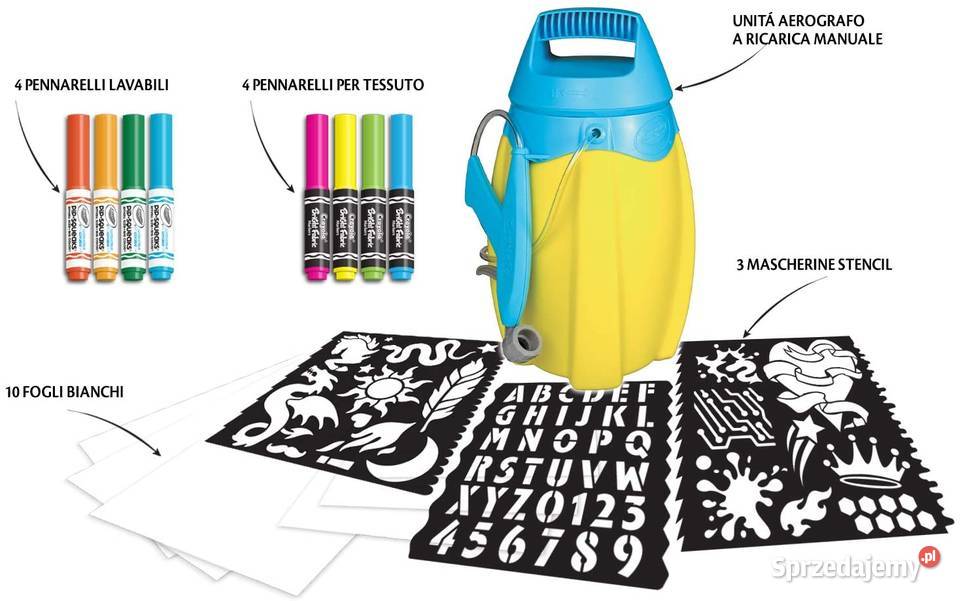 Crayola MARKER AIRBRUSH Spray Super Colour do Mogilany
