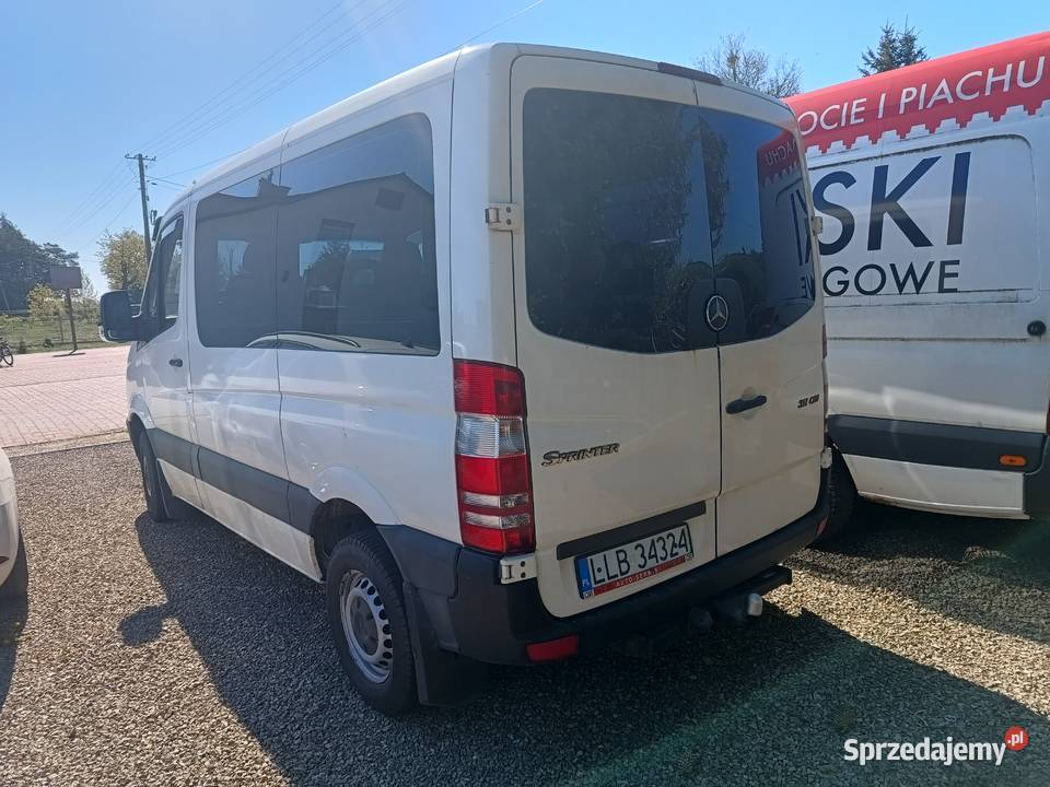 Sprinter mały 9 osób klima hak 3 tony SWAP 27 nieuszkodzony Wołoskowola