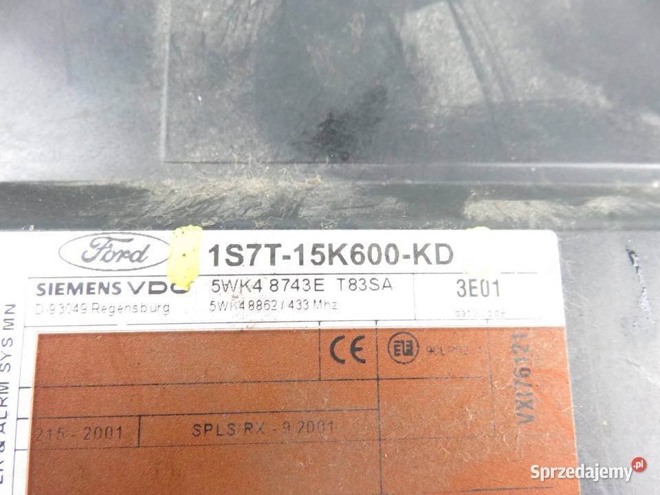 MODUŁ KOMFORTU FORD MONDEO III 1S7T15K600KD Skrzynki bezpieczników