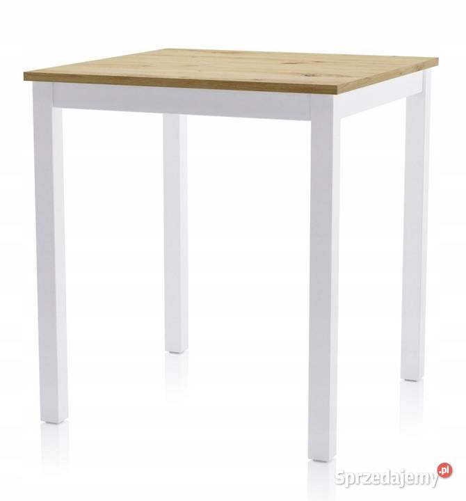 Stół kuchenny kwadratowy 68 x 68 x 75 CZARNY Biłgoraj