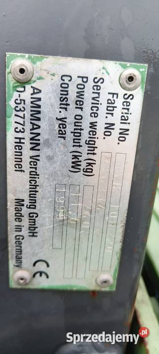 Zagęszczarka Aman AVP 100 20 diesel farimann 700 Namysłów