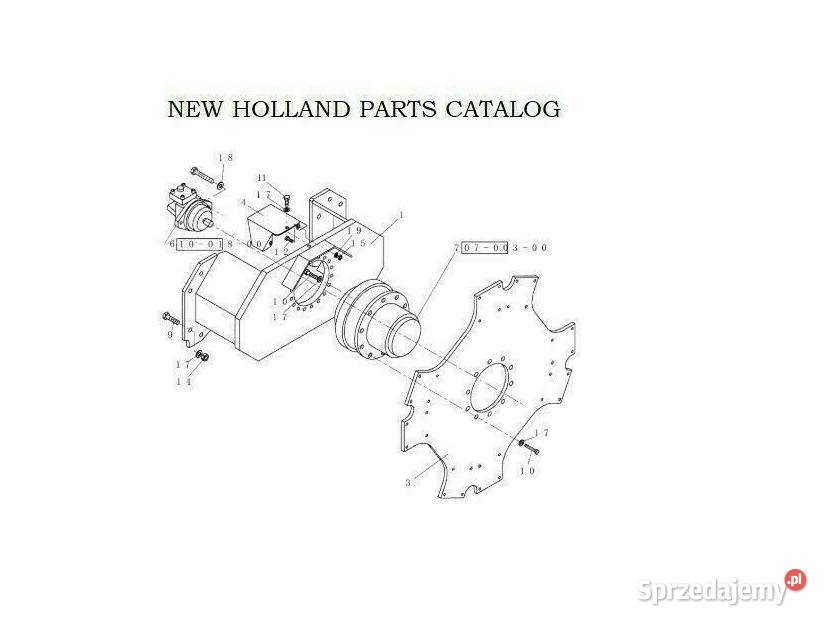 Holland CL40 CL45 CL55 CL65 B104 katalog części świętokrzyskie Kielce