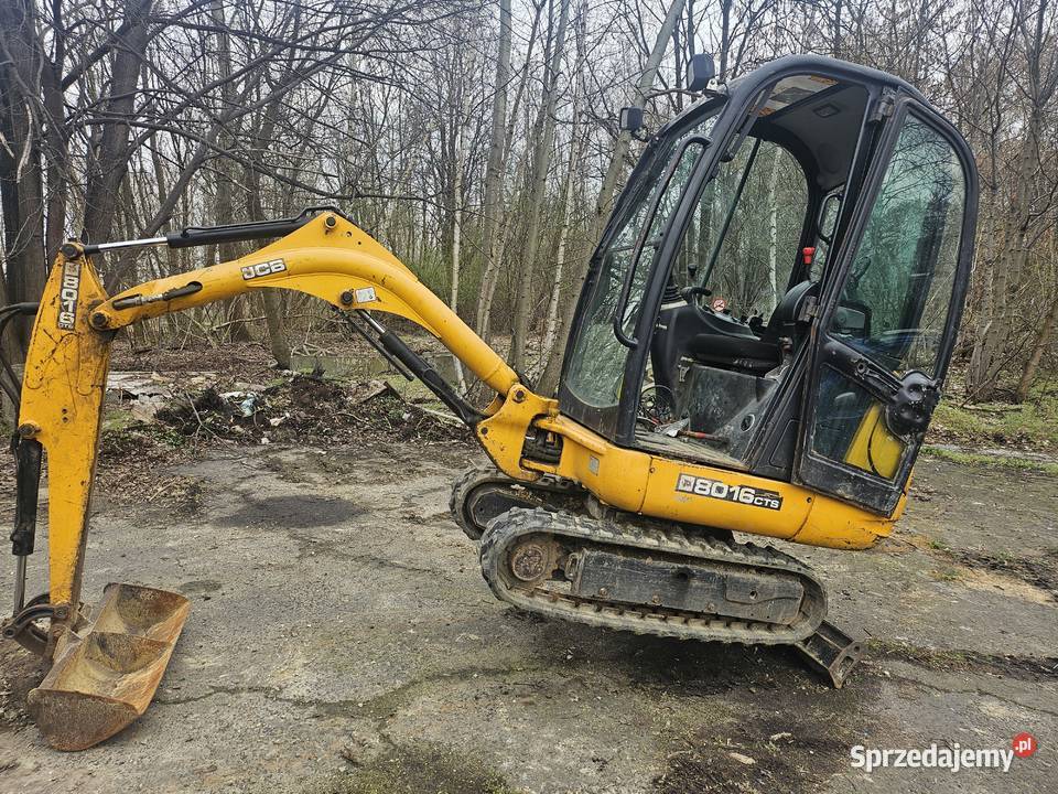 Minikoparka jcb 8016 2500 mht 2012r Chorzów