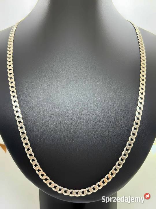 Nowy Srebrny Łańcuszek pr 925 296g Długość 60 srebro warmińsko-mazurskie Elbląg