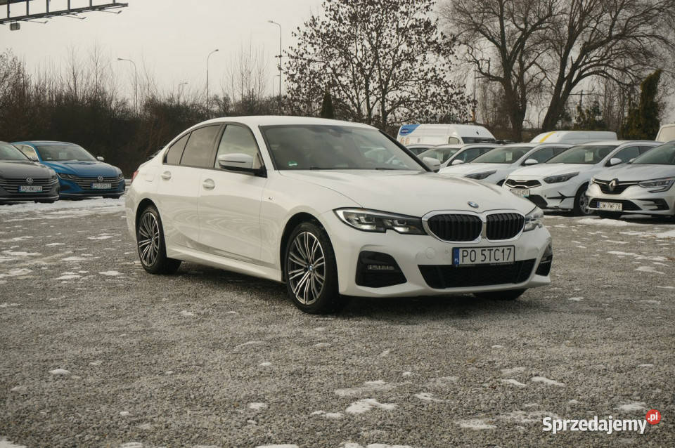 BMW 318 BMW 318d M Sport aut Salon FV23 5TC17 Zarejestrowany w Polsce Poznań