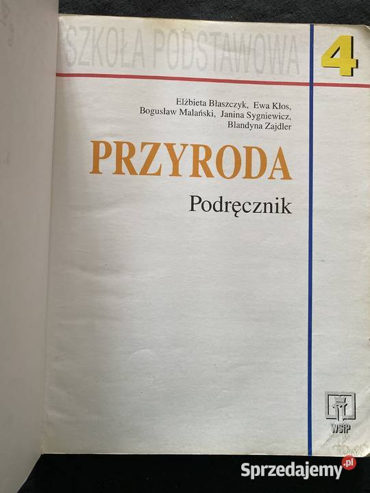 Podrecznik PRZYRODA KL4EBlaszczyk Lublin