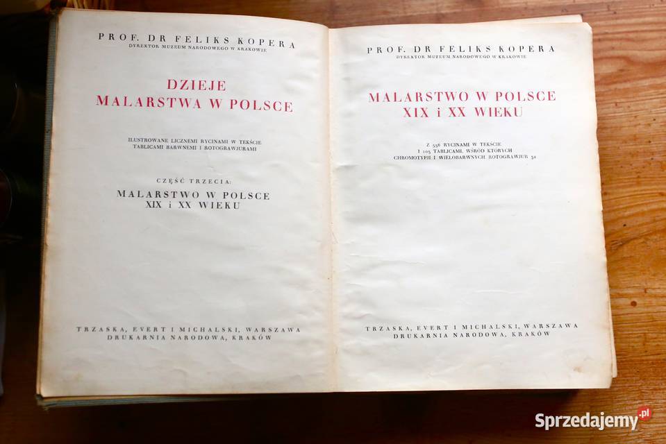 Malarstwo w Polsce XIX do XX wieku Feliks Kopera Gdańsk sprzedam