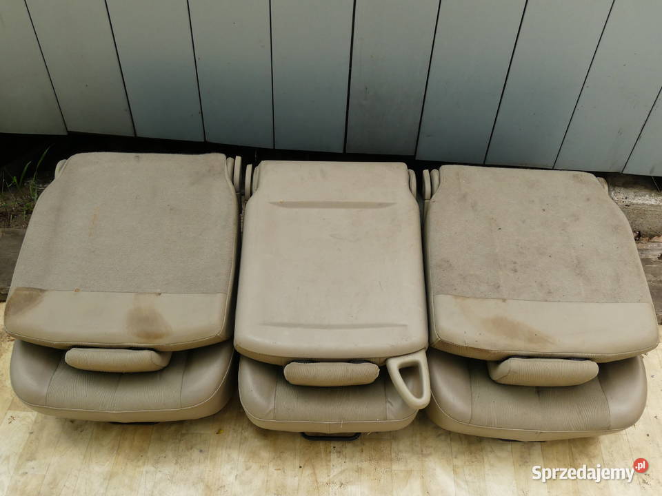 Renault Scenic II Lift poł skóra beżowa fotele osobowe Częstochowa