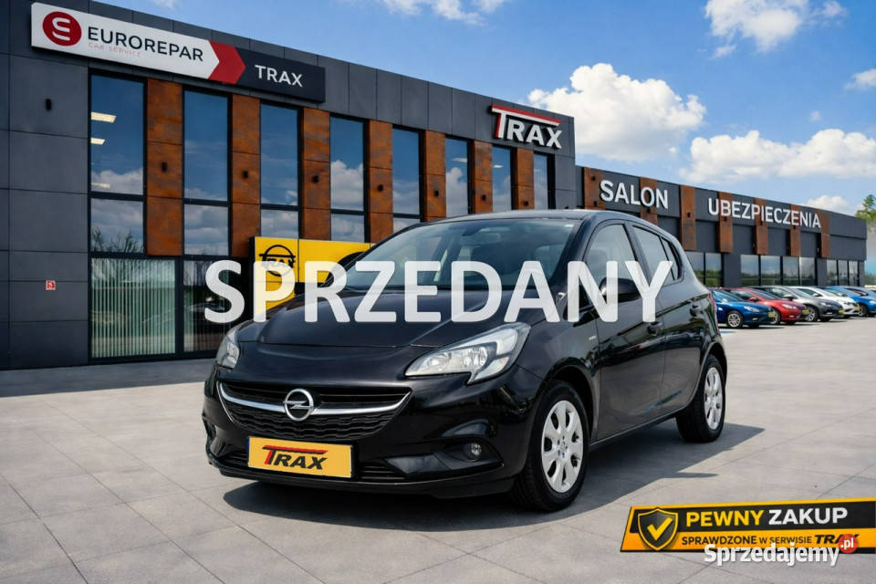 Opel Corsa Enjoy 14 75 salon Polska bezwypadkowa lakier metallic Łódź