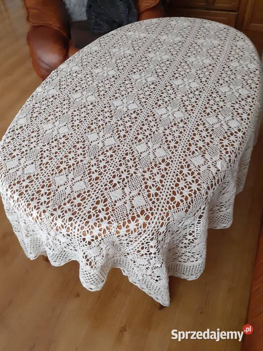 Nowy obrus szydełkowy 130x180 Słupsk
